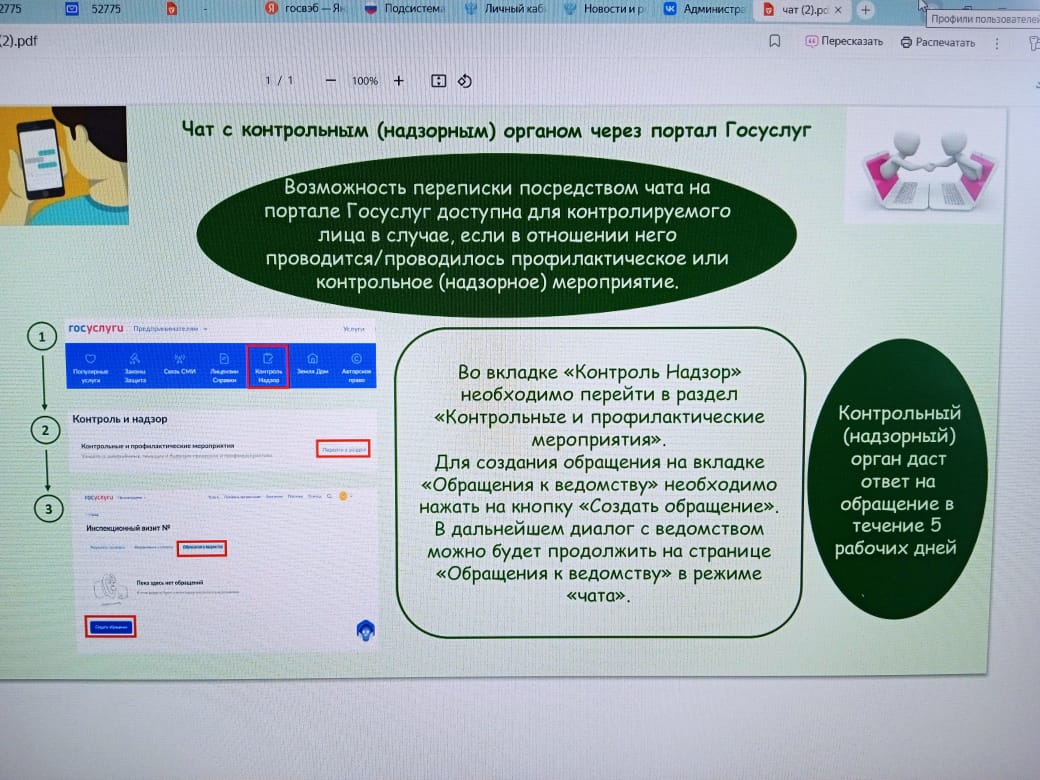 Муниципальный контроль на территории СП "Вомын".